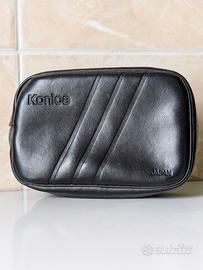 Custodia Vintage Konica in Similpelle Nera - Japan
