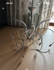 Lampadario 12 punti luce con Swarovski