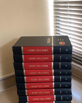 📚 Enciclopedia “I Mondi dell’Uomo” – 10 volumi un