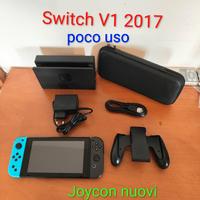 Nintendo switch V1 2017 usata poco - Joycon nuovi 