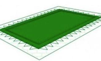 Copertura invernale per piscina rettangolare 3x6