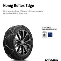KÖNIG Reflex Edge 597 - Catene da neve - mai usate