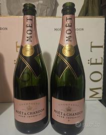 Moet e Chandon Rosé vuote due pezzi 