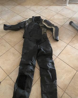 Tuta in pelle moto spyke