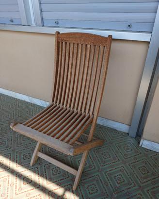 sedia giardino teak alexia balau collection