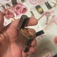 Accendino doupont in argento