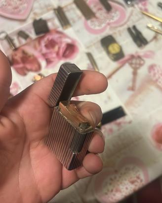 Accendino doupont in argento