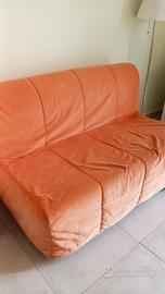 LYCKSELE LÖVÅS divano letto a 2 posti, Knisa grigi