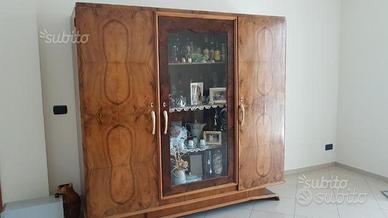 Antico mobile soggiorno vetrina 1930