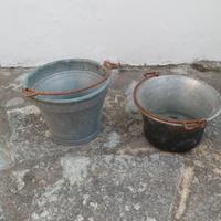 SECCHIELLO E PAIOLO IN RAME