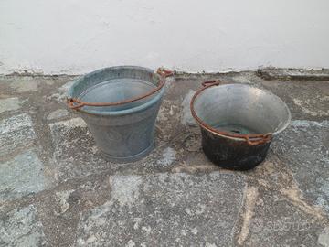 SECCHIELLO E PAIOLO IN RAME