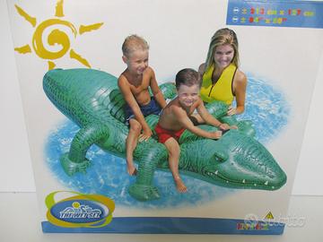 Coccodrillo cavalcabile cm 213 kg 1,5 intex '00