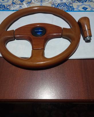 volante  pomello in  legno  anni 90 x auto  de