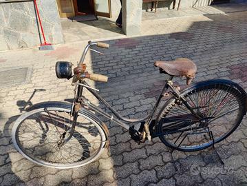 bici donna passeggio vintage