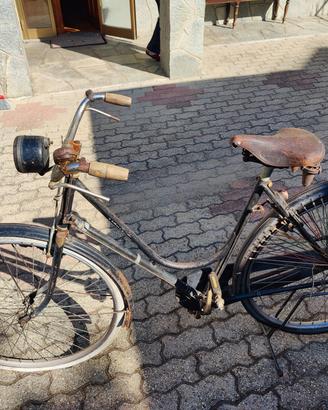 bici donna passeggio vintage