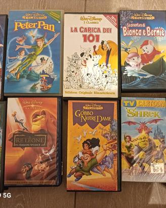 set VHS cartoni animati 