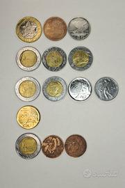 Monete - 1000, 500, 200 e 50 lire