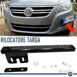 Portatarga per VOLKSWAGEN Rilocatore Targa Nero