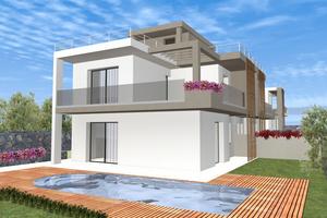 Ville bifamilari con piscina