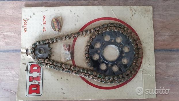 Honda NS 125 F d epoca kit catena DID