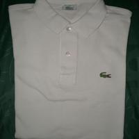 Polo Lacoste bianca