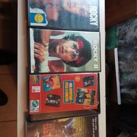 VHS videocassette roky 1/2...ed altre 2 vintage 