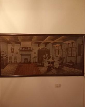 quadro vintage in tela 
