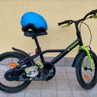 bicicletta B-twin bimbo+casco