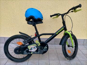 bicicletta B-twin bimbo+casco