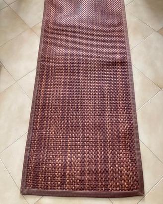Tappeti in sisal con bordo tessuto