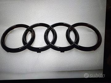 Stemma AUDI finitura Black Edition Nuovo