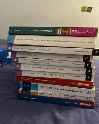Lotto 10 Libri Scolastici Superiori - Biennio Lice