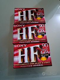 cassette nastro sony nuove