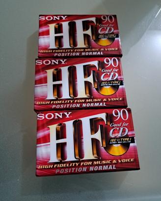 cassette nastro sony nuove
