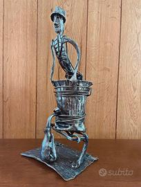 Operetta in ferro battuto vendemmia