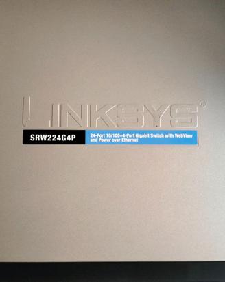 Linksys SRW224G4P + Router Cisco 1700