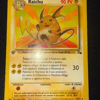Raichu First Edition Fossil 29/62