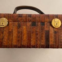 Bauletto in pelle vintage