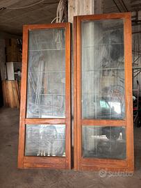 Infissi in legno con doppio vetro