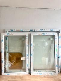 Infissi PVC VEKA QFORT nuovi imballati doppio vetr