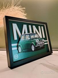 Shadow box 3D Mini Cooper Classica