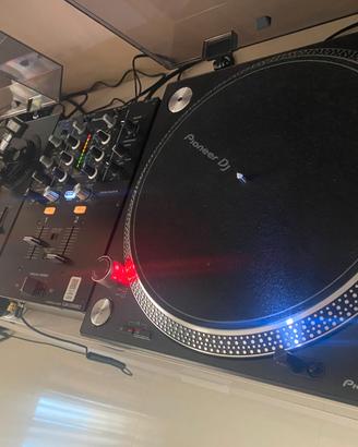 Console per dj Pioneer - coppia giradischi PLX 500