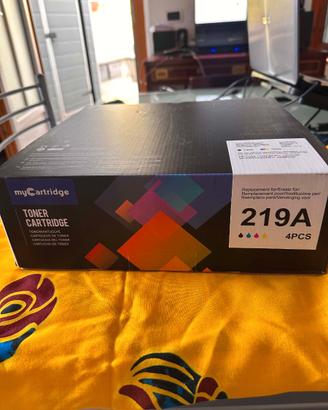 Toner HP 219A Set 4 Colori Con Chip Nuovi