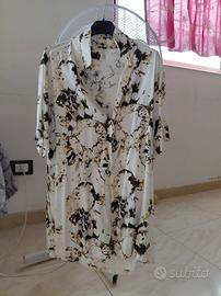 camicia manica corta uomo fantasia marmo taglia M.