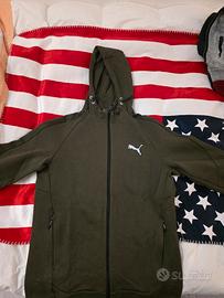 Giacca Puma Tuta Verde Militare Taglia L