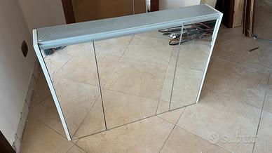 Specchiera contenitore da bagno