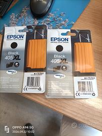 Lotto 2 Cartucce Epson 405XL Nero Originali Nuove