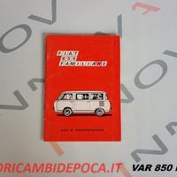 Libretto Uso e Manutenzione - Fiat 850 Familiare