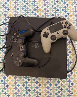 Ps4 con 1 joistick grigio senza cavo hd