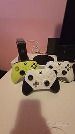 XBOX ONE S 500GB + 3 Pad-Monitor-scrivania-sedia